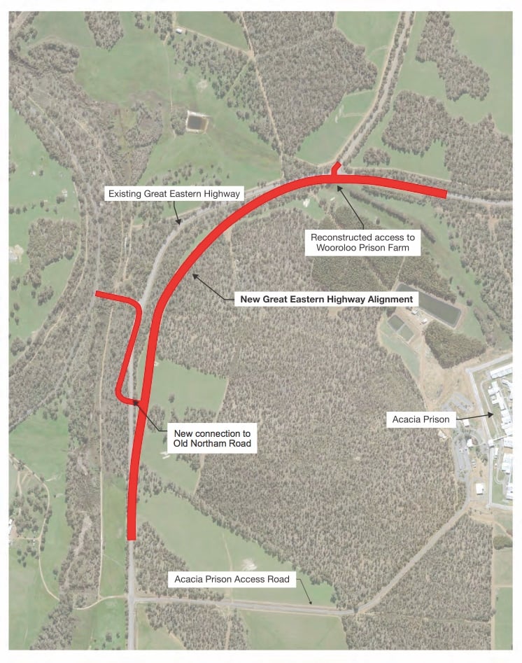 great-eastern-highway-realignment-map